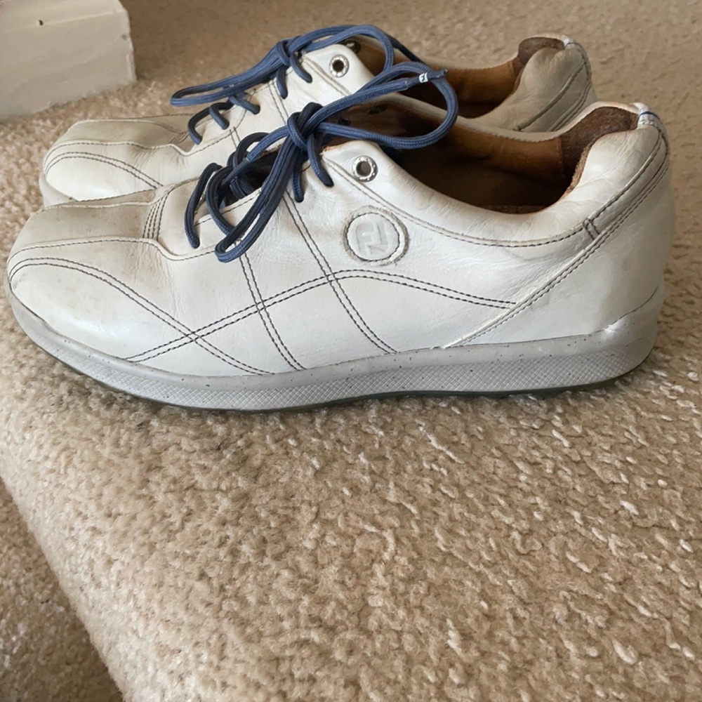 FJ Men’s Versaluxe Golf Shoes Ivory Blue 57250